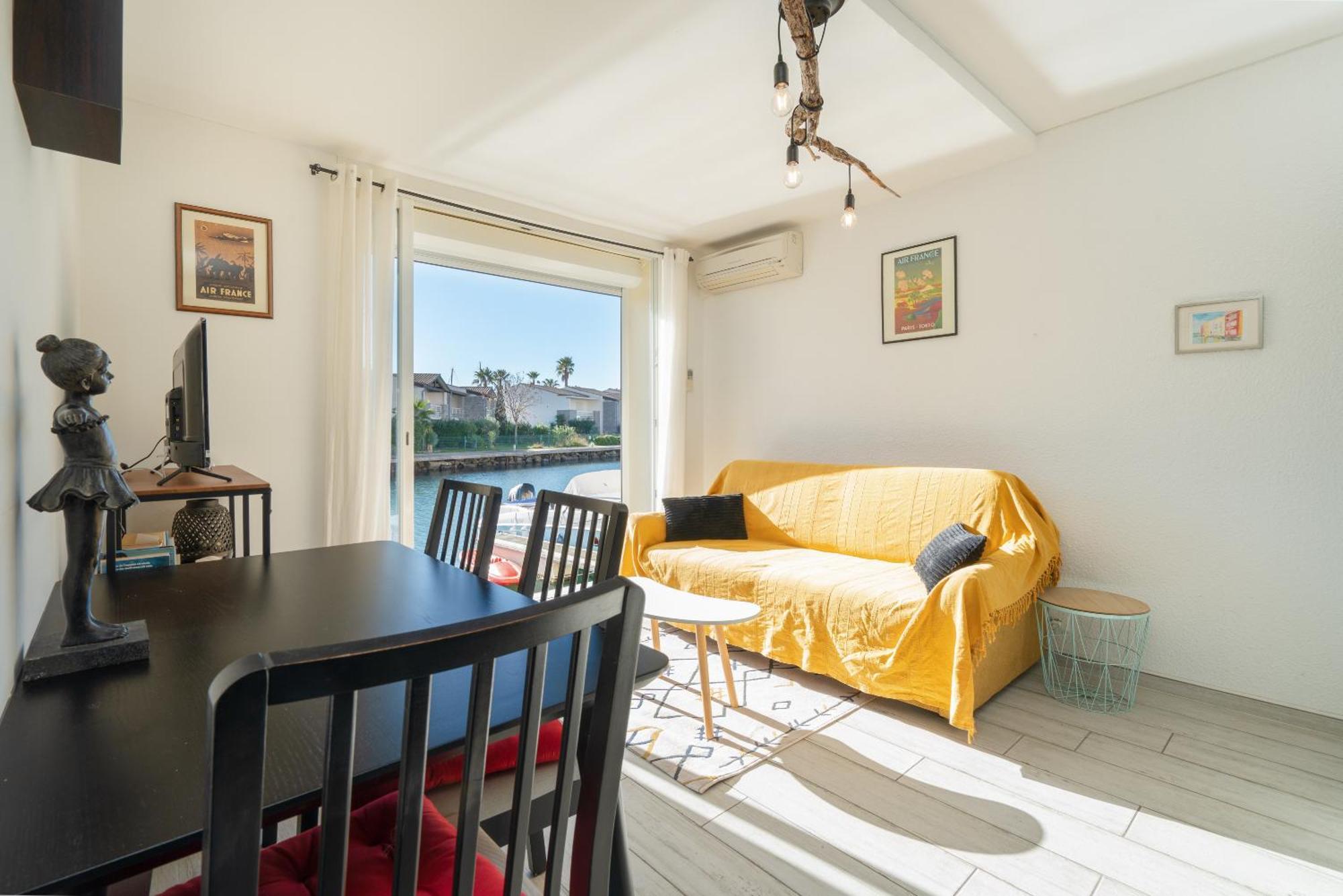 Sejournez les pieds dans l eau appartement classé 2 étoiles Agde Exterior foto